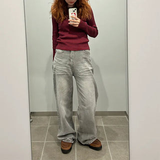 Smoky Wide Denim Pants