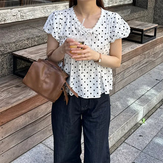 Polka Dot Girly Blouse