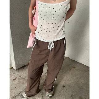 Low-rise track pants