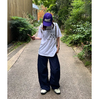 Front lettering pants