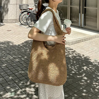 Rattan Shoulder Bag