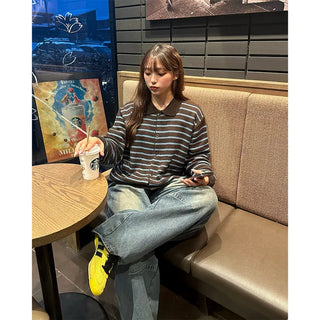 Striped cardigan