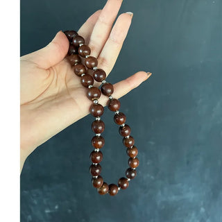 Woody Bead Necklace