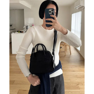 Simple ribbed round knit