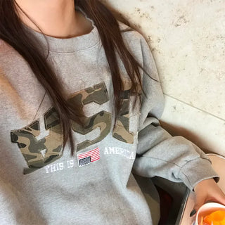 (Unisex) USA Camouflage Sweatshirt