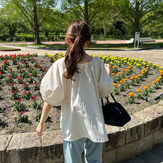 Puff volume blouse