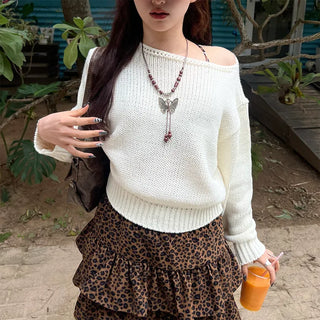 Leopard tiered ruffle mini skirt