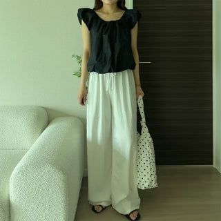 Wide Banding Pants