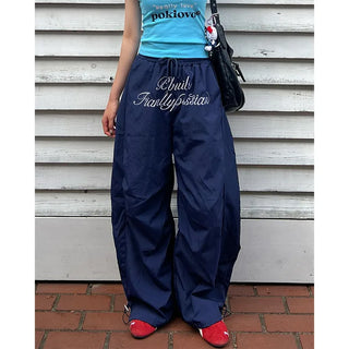 Front lettering pants
