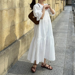 Puff Long Dress