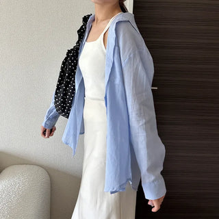 Summer Simple Sheer Shirt