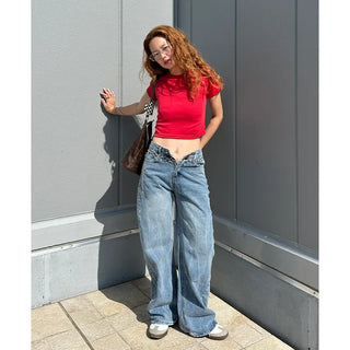 Cropped soft t-shirt