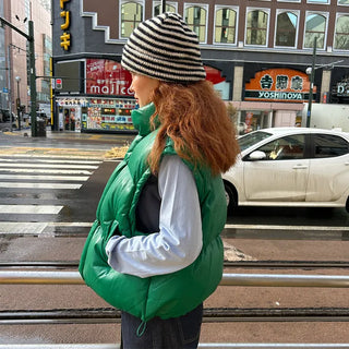 (Unisex) Vegan Leather Padded Vest