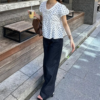 Polka Dot Girly Blouse