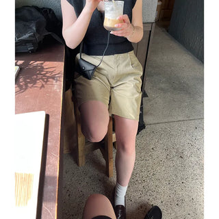 Wide Chino Shorts