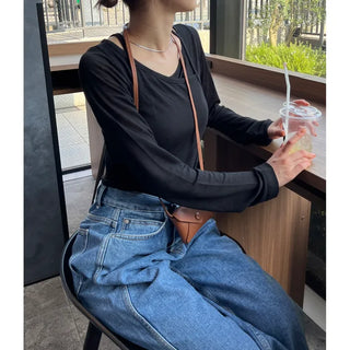 Layered sheer T-shirt
