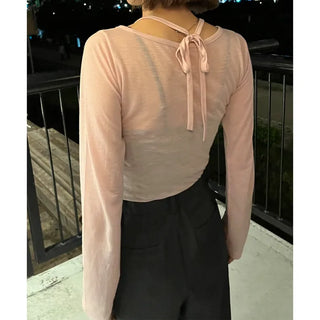 Layered sheer T-shirt