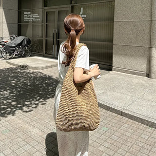 Rattan Shoulder Bag