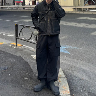 Walk Double Zip Denim Jacket