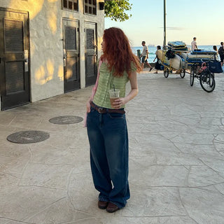 Checked feminine blouse