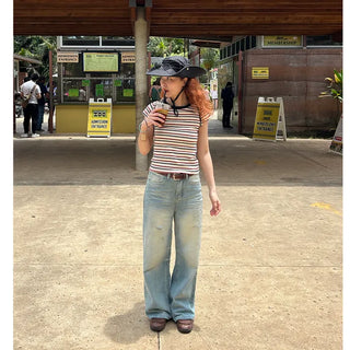 Striped Round T-shirt