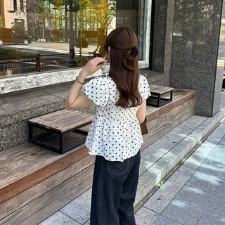 Polka Dot Girly Blouse