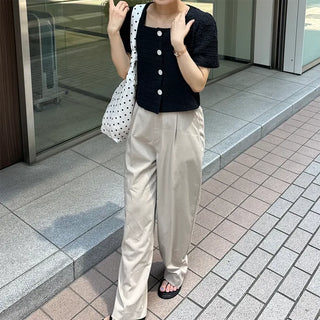 Square puff short jacket