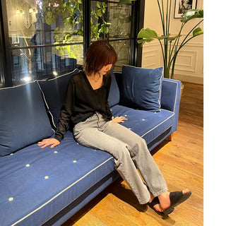 Simple straight-leg jeans