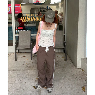 Low-rise track pants