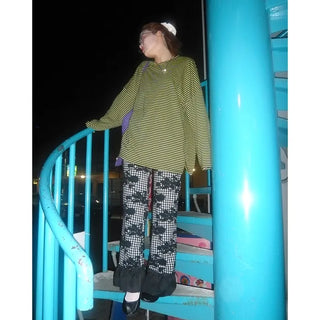 Oversized striped T-shirt