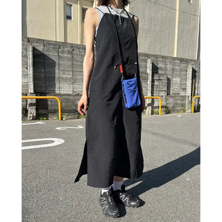 Backless long camisole dress
