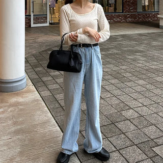 Loose-fit summer denim