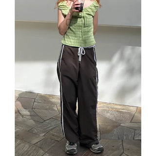 Low-rise track pants