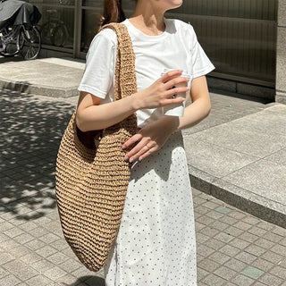 Rattan Shoulder Bag
