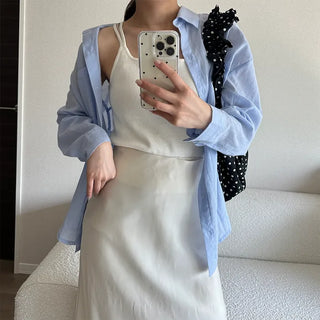 Summer Simple Sheer Shirt