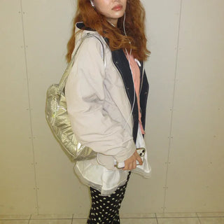 Metallic Double Bag