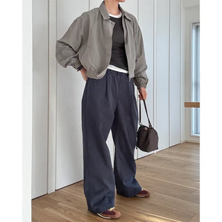 Basic Banding Cotton Pants