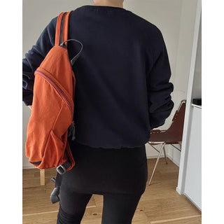 Stitched raglan sweatshirt