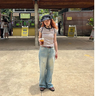Striped Round T-shirt