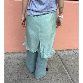 Layered ruffle skirt