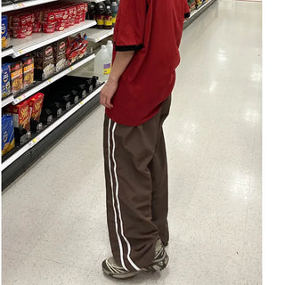 Low-rise track pants