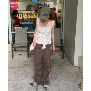 Low-rise track pants