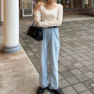 Loose-fit summer denim
