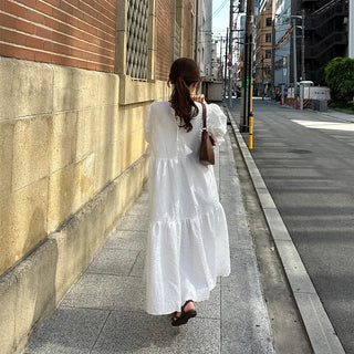 Puff Long Dress