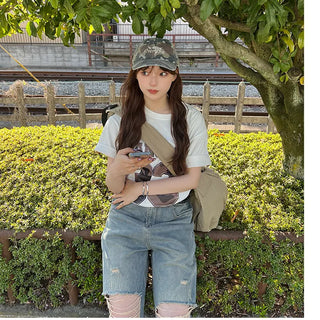 (Unisex) Camo Ball Cap