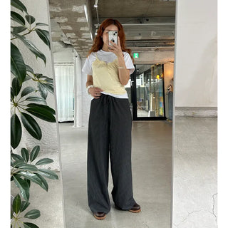 String stripe pants
