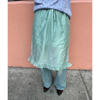Layered ruffle skirt
