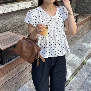 Polka Dot Girly Blouse