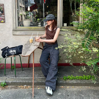 Check Strap Camp Cap