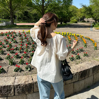 Puff volume blouse